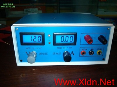 多功能实验电源0~30V 0~7.5A可调稳压电源超小液晶电压表电流表显示